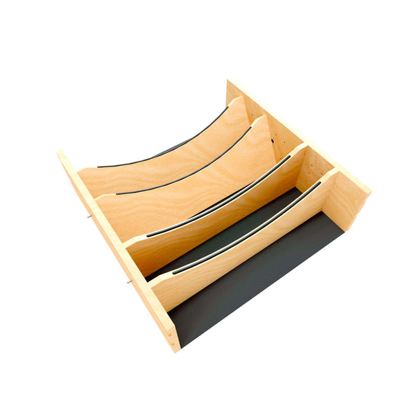 Craftsman Collection Solid Wood Adjustable Deep Drawer Divider Insert