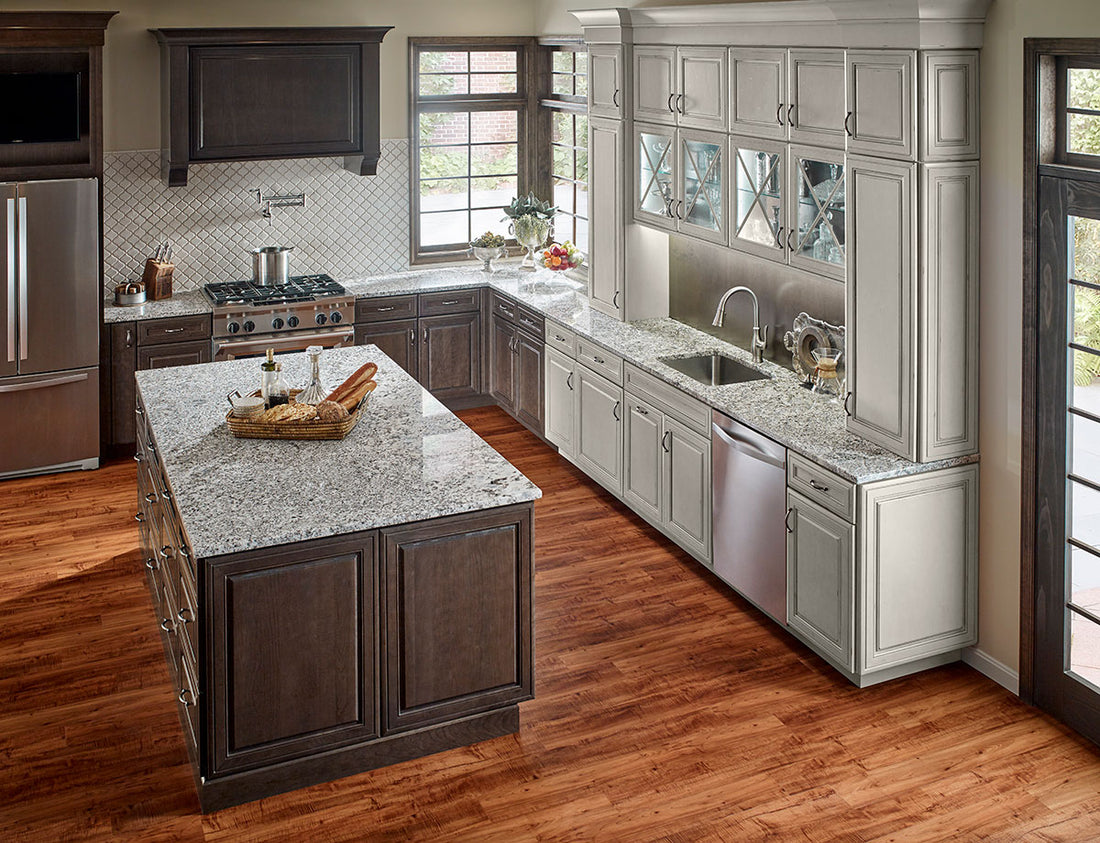 Alaska White Granite countertop in a kitchen