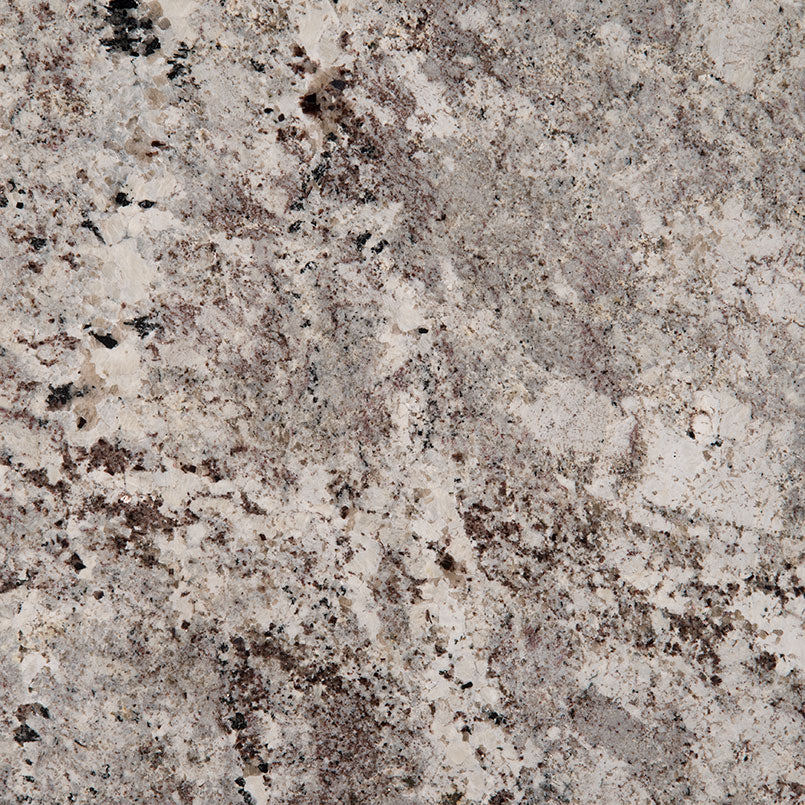 Alaska White Granite countertop slab detail