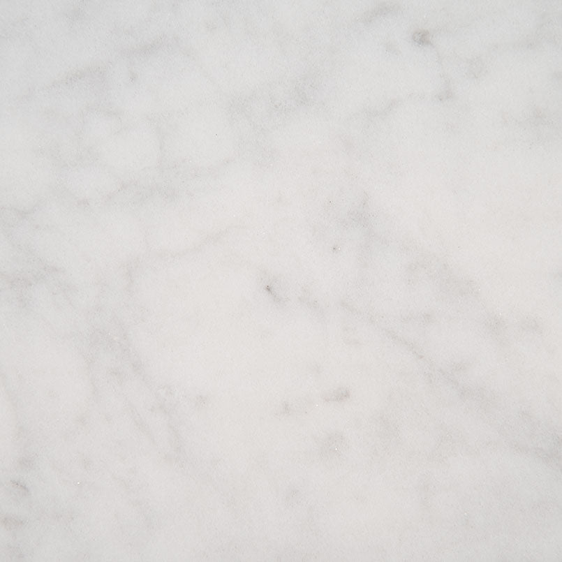 Carrara White Marble countertop slab detail