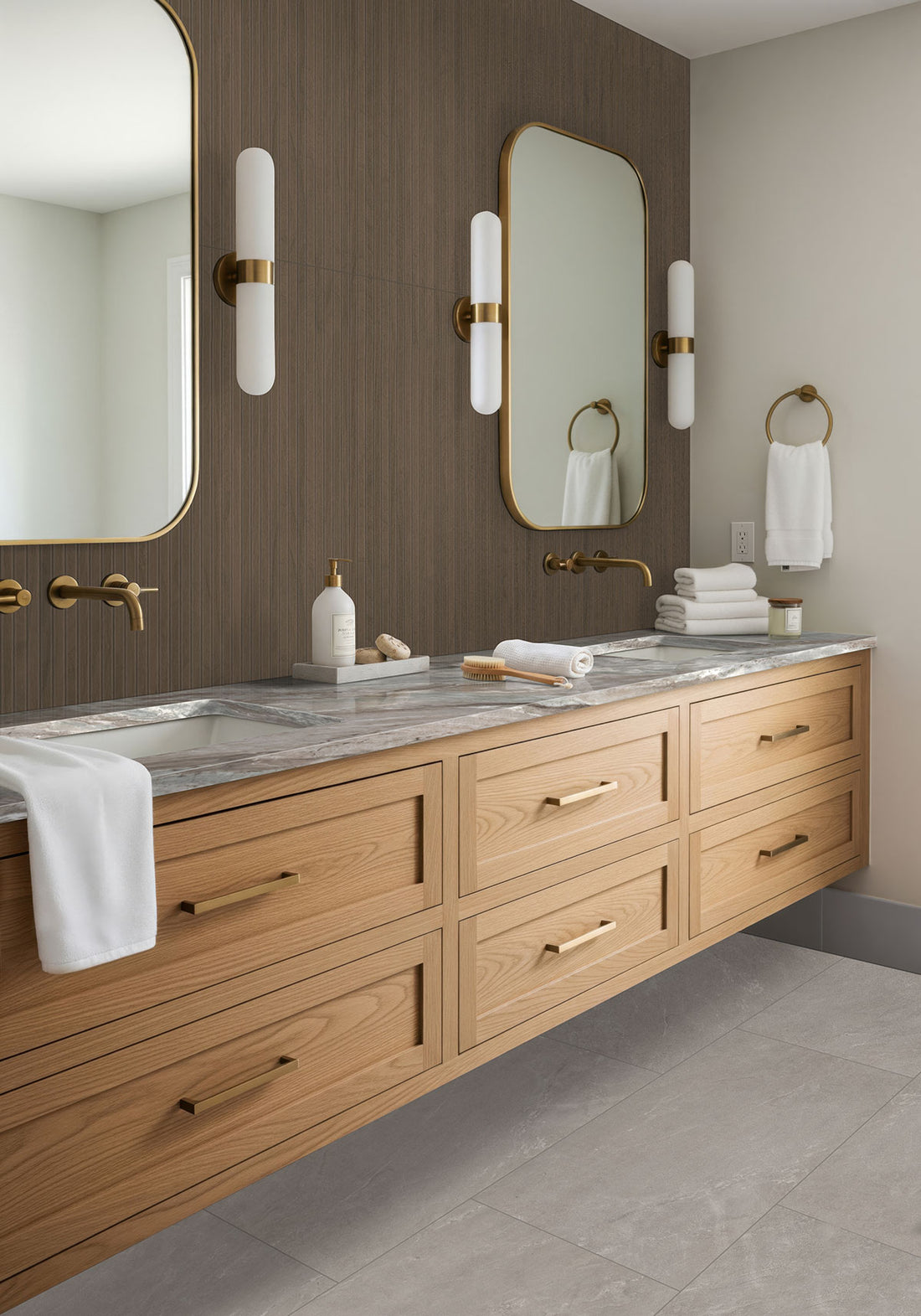 Fantasy Brown Marble countertop in a kitchen