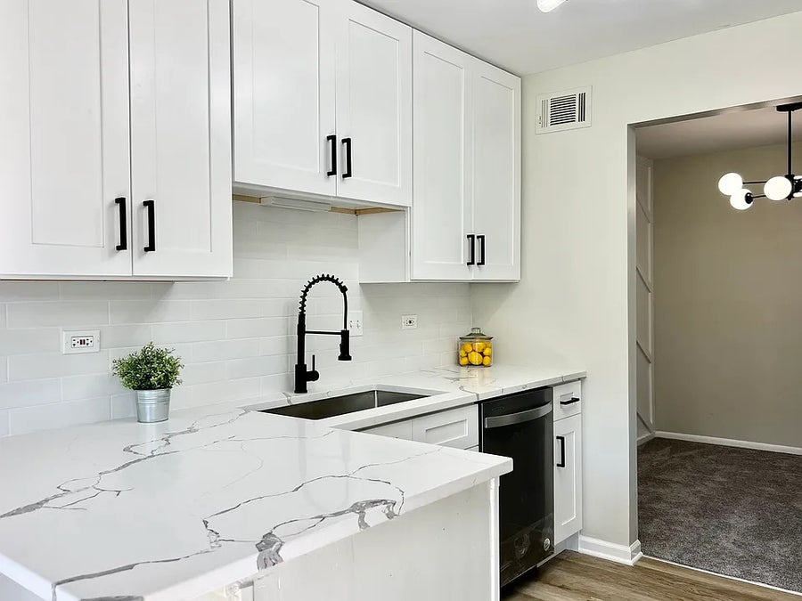 Shaker White Kitchen in Glenview, IL