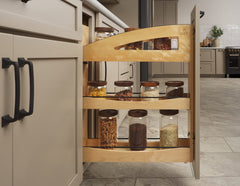Craftsman Collection Solid Wood Pullout Organizer w/ BLUM Soft-Close