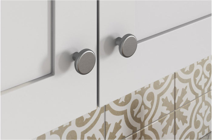 Gibson Cabinet Knob installed on cabinets