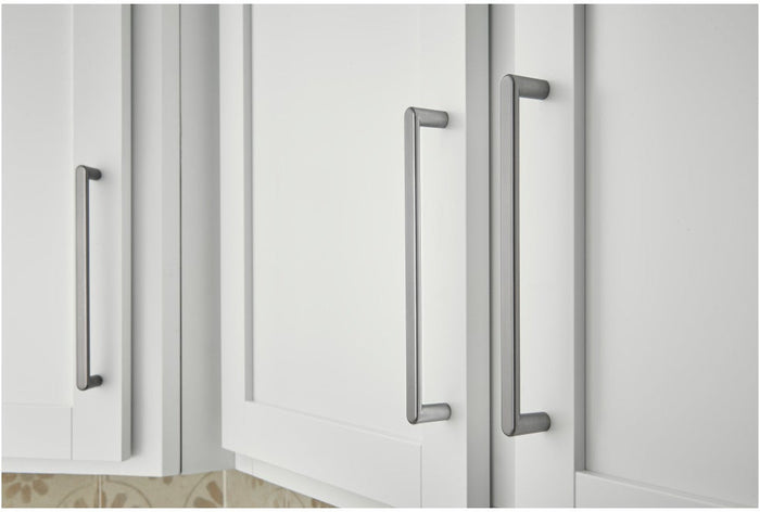Gibson Cabinet Pull installed on cabinets