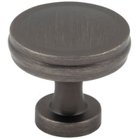 1-3/8" Jules Cabinet Knob in Brushed Pewter