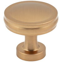 1-3/8" Jules Cabinet Knob in Satin Bronze