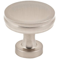 1-3/8" Jules Cabinet Knob in Satin Nickel