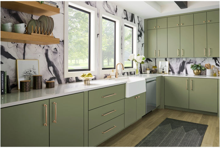 1-3/8" Jules Cabinet Knob installed on cabinets