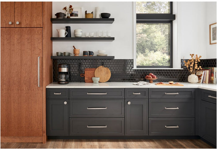 Richard Cabinet Pull installed on cabinets