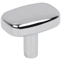 1-1/2" Rounded Rectangle Loxley Cabinet Knob in Polished Chrome