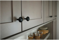 1-1/2" Rounded Rectangle Loxley Cabinet Knob in installed