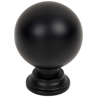1-1/8" Davis Cabinet Knob in Matte Black