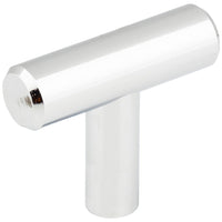 1-9/16" Naples Cabinet "T" Knob in Polished Chrome