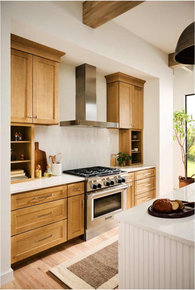 1-3/8" Weser Cabinet Knob installed on cabinets