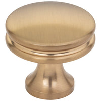 1-1/4" Marie Cabinet Knob in Satin Bronze