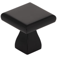 1" Square Hadly Cabinet Knob in Matte Black