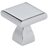 1" Square Hadly Cabinet Knob in Polished Chrome