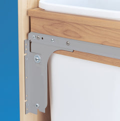 Wood Top Mount Waste Container
