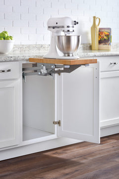 Heavy Duty Mixer Lift with Shelf