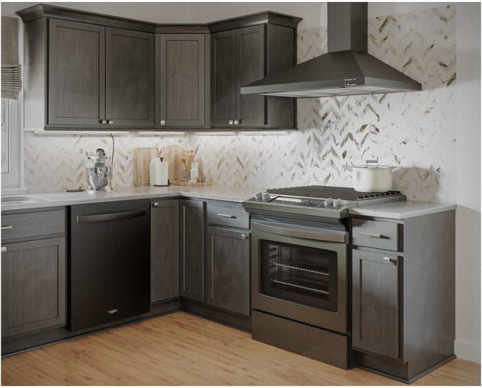 1-1/4" William Cabinet Knob installed on cabinets