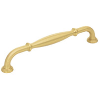 Tiffany Cabinet Pull in Brushed Gold