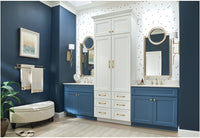 Wheeler Cabinet Pull in installed