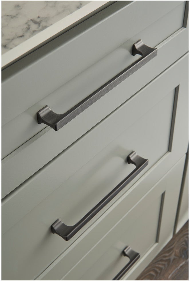 Sullivan Cabinet Pull installed on cabinets