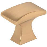 1-1/4" Flared Philip Cabinet Knob in Satin Bronze