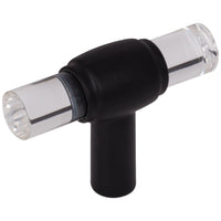 2" Carmen Cabinet "T" Knob in Matte Black