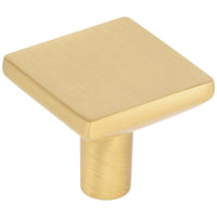 Walker 1 Cabinet Knob in Brushed Gold