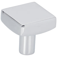 1-1/8" Square Dominique Cabinet Knob in Polished Chrome