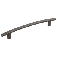Square Thatcher Cabinet Bar Pull in Brushed Pewter