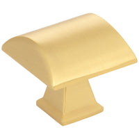 1-1/4" Roman Cabinet Knob in Brushed Gold