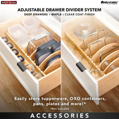 Adjustable Deep Drawer Divider System