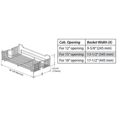 Chrome Wire Soft-close Pantry Pullout