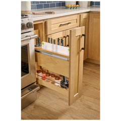 'No Wiggle' Magnetic Knife Organizer Soft-close Pullout