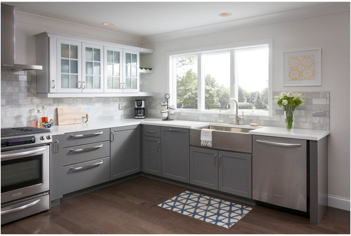 1-3/8" Belcastel 1 Cabinet Knob installed on cabinets