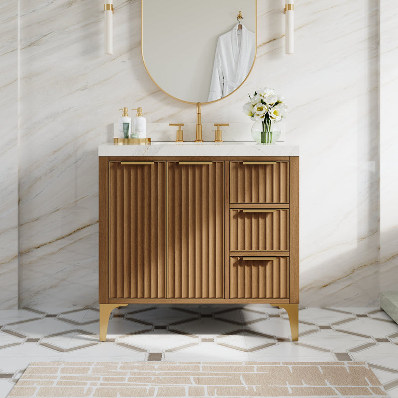 Oak Metro Vanity