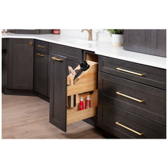 'No Wiggle' Powered Vanity Pullout