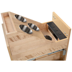 'No Wiggle' Powered Vanity Pullout