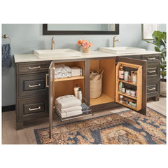 Wood Door Mount Spice Rack