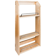 Wood Door Mount Spice Rack