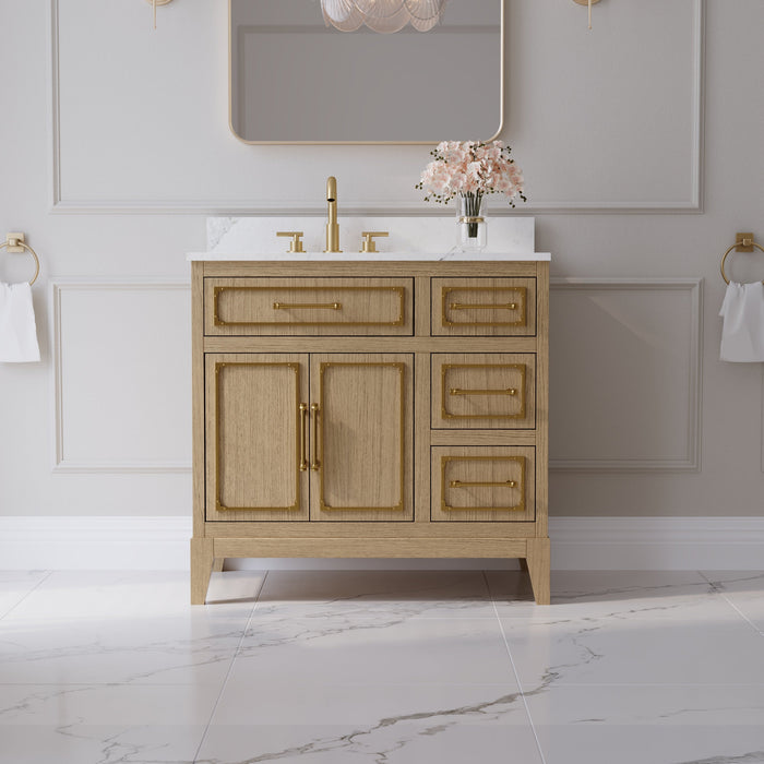 Steel Oak Vanity