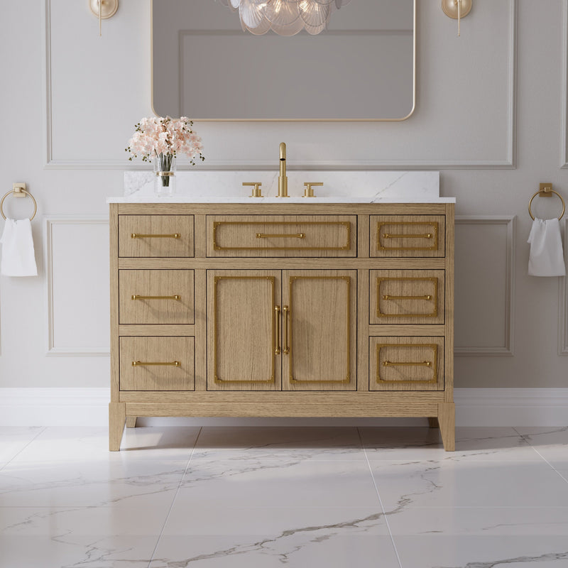 Steel Oak Vanity