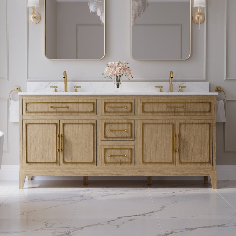 Steel Oak Vanity