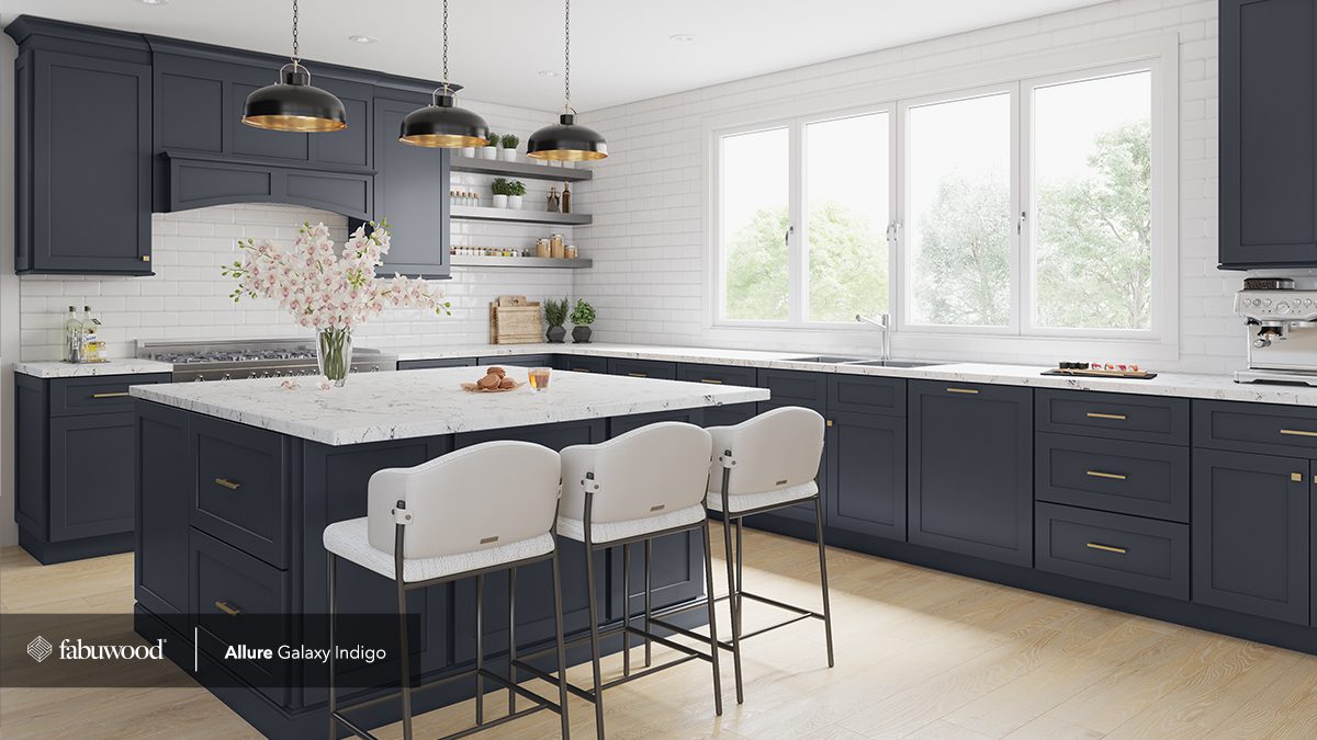 Fabuwood Galaxy Kitchen in Indigo