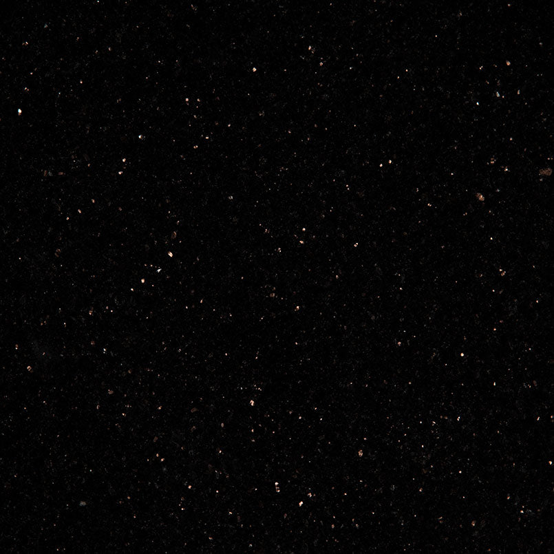 Black Galaxy Granite countertop slab detail