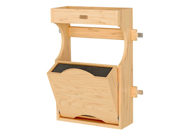 Wood Door-Mount Tip-Out Knife Storage Organizer