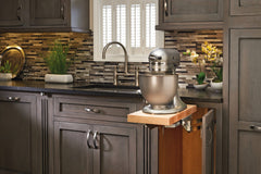 Heavy Duty Mixer Lift with Shelf